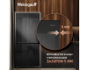 Отдельностоящий холодильник с инвертором Weissgauff WCD 450 BG NoFrost Inverter