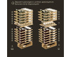 Винный шкаф Meyvel MV95-KST2 (Slim)