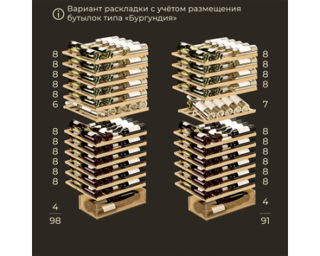 Винный шкаф Meyvel MV95-KST2 (Slim)