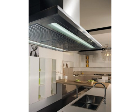 Вытяжка Falmec Design LUMEN isola 90 inox (800) CLUI90.E0P1#NEUI491F