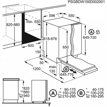 Посудомоечная машина AEG FSE 53600 Z