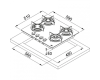 Варочная панель Franke FHCR 604 4G HE BK C 106.0374.280