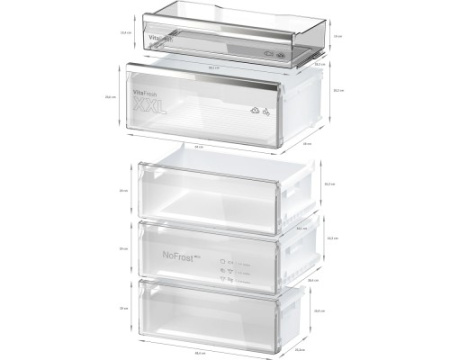 Двухкамерный холодильник Bosch KGN49LBCF