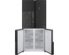 Отдельностоящий холодильник с инвертором Weissgauff WCD 450 Inox Glass NoFrost Inverter