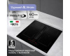 Стеклокерамическая варочная панель Zigmund & Shtain CIS 303.60 BX с вытяжкой