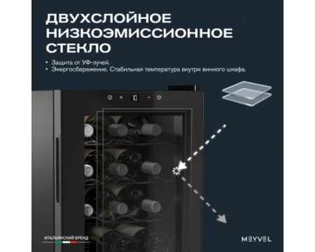 Винный шкаф Meyvel MV12-TBF1