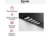 Встраиваемая вытяжка Pando GTI/810 NEGRO V.1050 ECO SEC PLUS