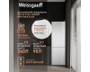 Отдельностоящий холодильник Weissgauff WRK 195 D Full NoFrost White Rock Glass