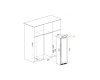 Винный шкаф Meyvel MV106-KST2 (Slim)