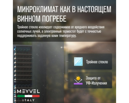 Винный шкаф Meyvel MV163PRO-KBT2