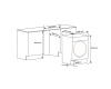 Встраиваемая стиральная машина HOMSair WMB126WH