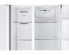 Отдельностоящий холодильник с инвертором Weissgauff WSBS 600 NoFrost Inverter Inox Glass
