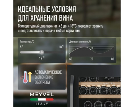 Винный шкаф Meyvel MV22-KBB1