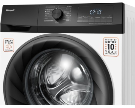 Стиральная машина с инвертором и паром Weissgauff WM 4947 DC Inverter Steam