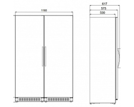 Винный шкаф Dometic B195S Double Basic