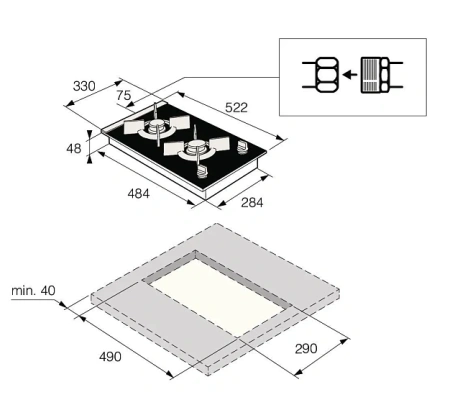 Варочная поверхность ASKO HG8320BGB1