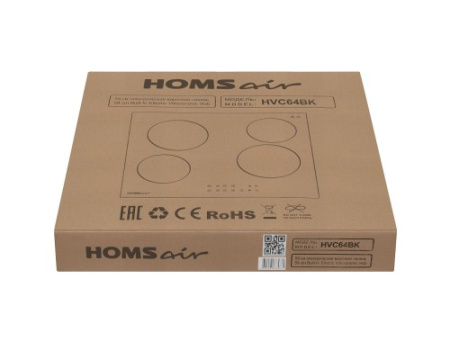 Электрическая варочная панель HOMSair HVC64BK