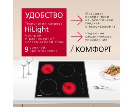 Электрическая панель Hansa BHCI65123030