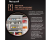 Отдельностоящий холодильник с инвертором Weissgauff WCD 510 Built-in Inverter NoFrost Dark Inox
