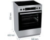 Электрическая плита Gorenje GECS6C70XPA