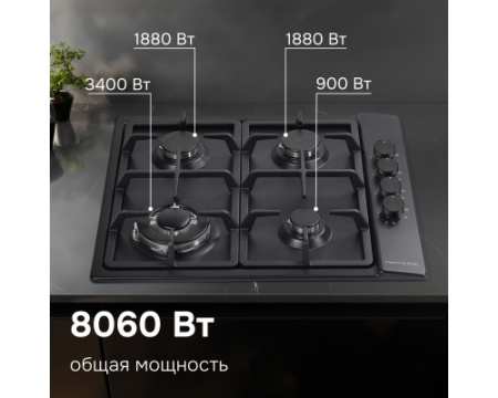 Газовая варочная панель Zigmund & Shtain GN 98.61 B