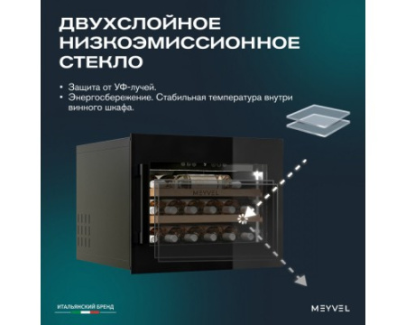Винный шкаф Meyvel MV19PRO-KBB1