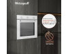 Духовой шкаф газовый Weissgauff WGO 702 WHITE GLASS