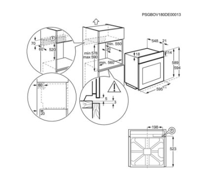 Духовой шкаф Electrolux EOD5H70Z