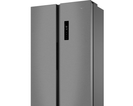 Отдельностоящий холодильник с инвертором Weissgauff WSBS 500 Inverter NoFrost Inox