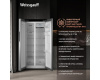 Отдельностоящий холодильник с инвертором и подачей воды Weissgauff WSBS 600 X NoFrost Inverter Water Dispenser