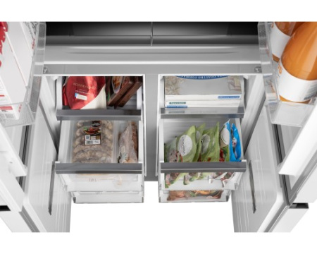 Отдельностоящий холодильник с инвертором Weissgauff WCD 450 WNF Built-in