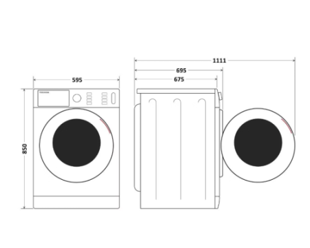 Сушильная машина Toshiba TD-BK100GHRU(WS)