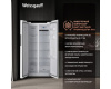 Отдельностоящий холодильник с инвертором и подачей воды Weissgauff WSBS 600 W NoFrost Inverter Water Dispenser