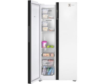Отдельностоящий холодильник с инвертором Weissgauff WSBS 600 WG NoFrost Inverter