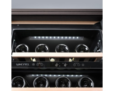 Винный шкаф Meyvel MV46PRO-KBT2 (Тёмный шоколад)