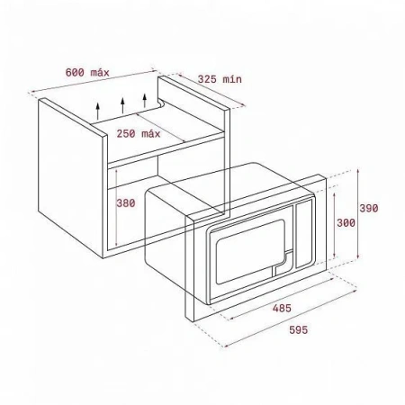 Микроволновая печь TEKA MB 620 BI BLANCO