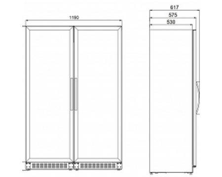 Винный шкаф Dometic C125G Double Classic
