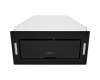 Вытяжка встраиваемая ZUGEL ZHI524GB, черное стекло