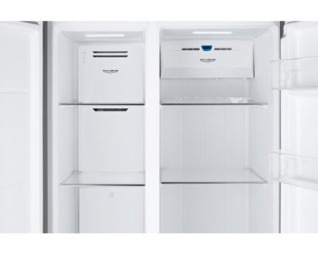 Отдельностоящий холодильник с инвертором Weissgauff WSBS 600 XB NoFrost Inverter