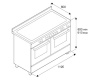 Варочный центр Bertazzoni HER125I2ENET