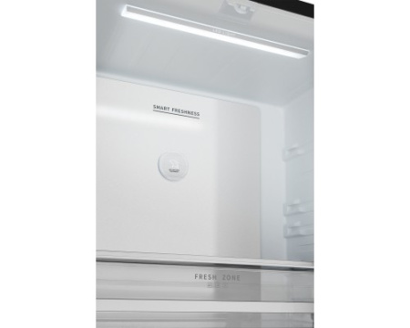Отдельностоящий холодильник с инвертором Weissgauff WCD 510 Built-in Inverter NoFrost Black Glass