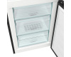 Отдельностоящий двухкамерный холодильник Gorenje NRK6201SYBK