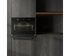 Встраиваемый компактный духовой шкаф с СВЧ Weissgauff OE 4551 DB Black Edition