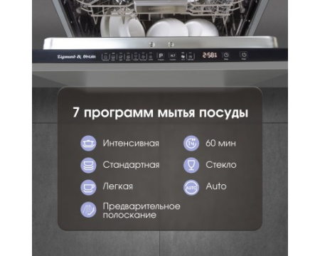 Посудомоечная машина Zigmund & Shtain DW 308.4