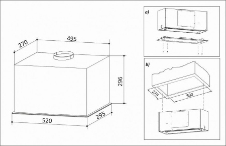 Вытяжка EXITEQ EX-1236 white