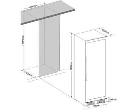 Винный холодильник CellarPrivate CP165-2TW