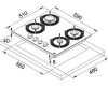 Варочная панель Franke FHMF 604 4G C BK 106.0541.748