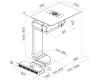 Варочная панель с вытяжкой Pando E-390/78 V.1130 ECO PLUS + DIFUSOR LAT