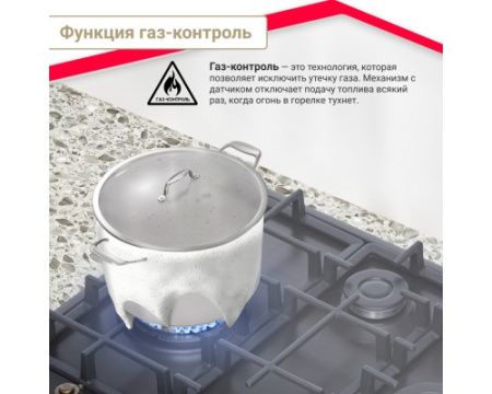 Газовая варочная поверхность Simfer H60V41L597