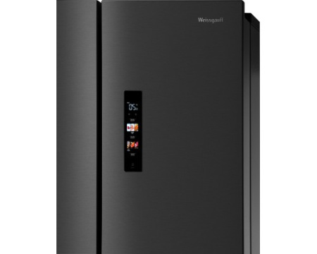Отдельностоящий холодильник с инвертором Weissgauff WCD 480 Total NoFrost Inverter Silk Inox Built-in